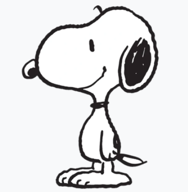 Snoopy – the anthromorphic beagle from the comic strip Peanuts, is a character made by Charles Charles M. Schulz